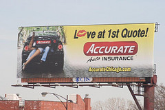 Billboard of an insurance company
