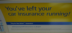Ad of a car insurance company
