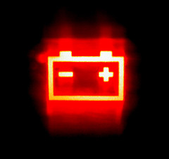 Photo image of a car battery